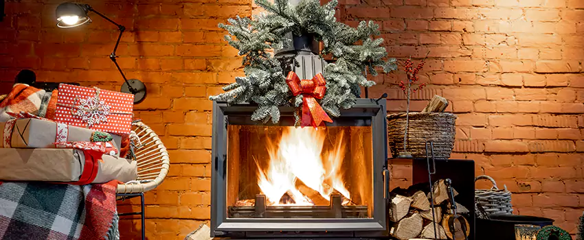 Travis Industries Linear Gas Fireplace Installation in Franklin, Wisconsin