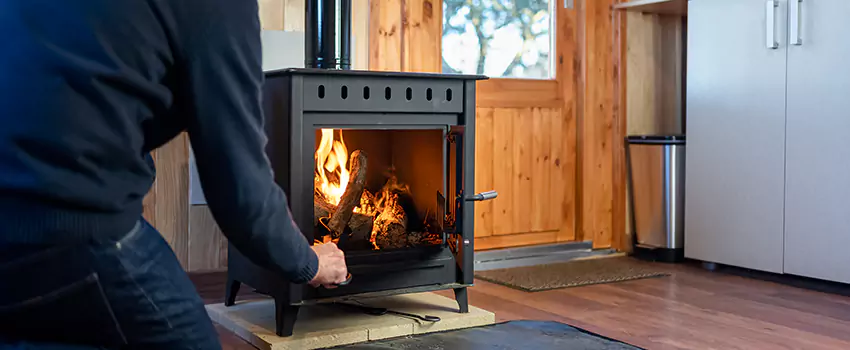 Open Hearth Wood Fireplace Installation in Franklin, WI