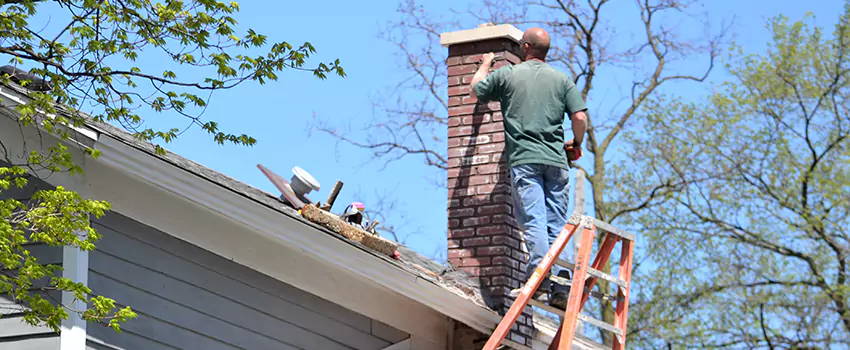 Vinyl and PVC Chimney Flashing Installation in Franklin, WI