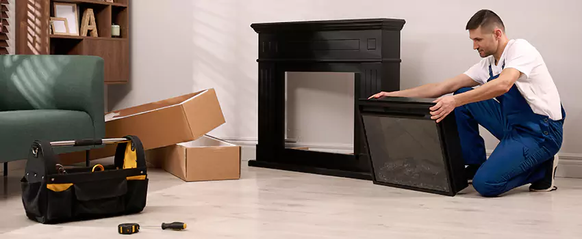 Old Rusted Metal Fireplace Repair And Replacement in Franklin, WI